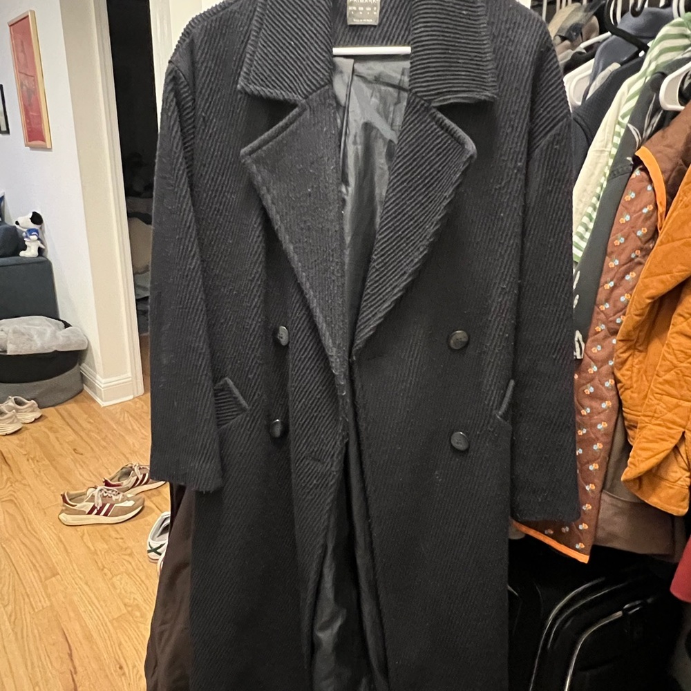 Women’s Navy Long Coat